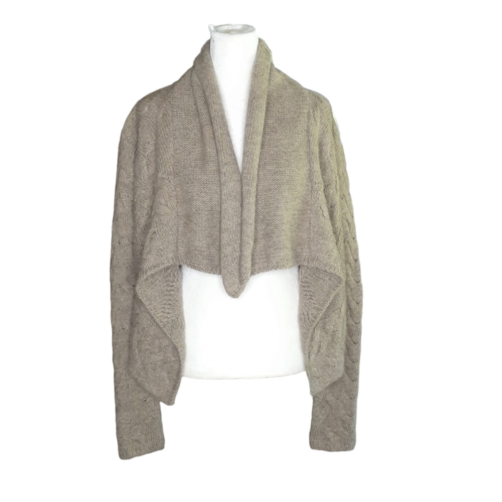 Vince open cardigan sweater. Gray. Size S